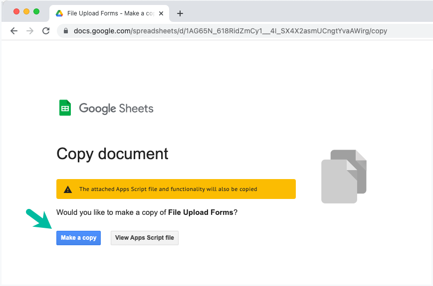 Copy Google Sheet with Google Apps Script