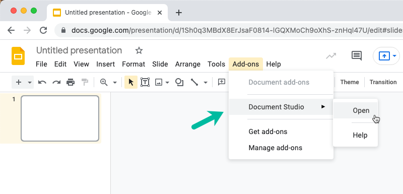 Google Slides - How to untitled task name