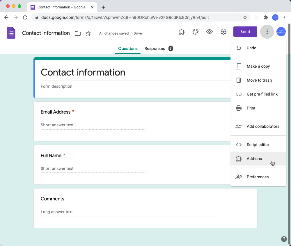 How To Uninstall And Remove Google Forms Add On Digital Inspiration