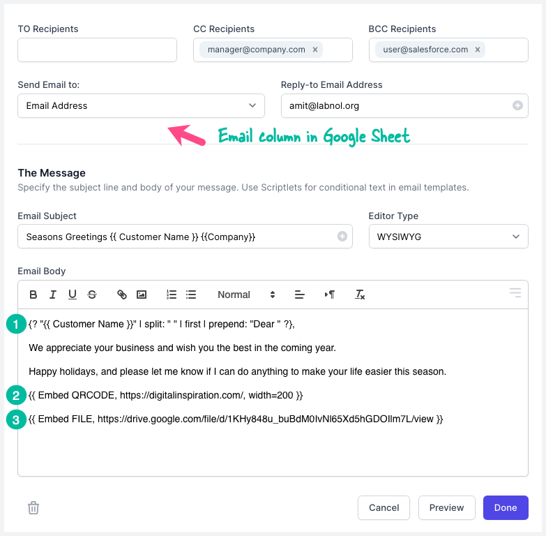 Send Emails with  SES from Google Sheets - Digital Inspiration