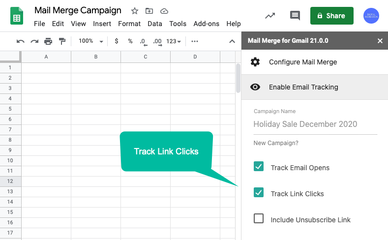 how to track email link clicks