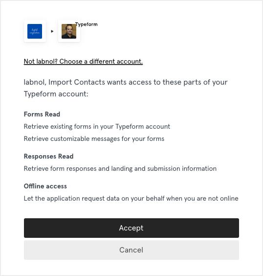 Typeform Permissions