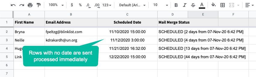 How To Schedule Emails With Mail Merge And Send Later Digital Inspiration How To Schedule Emails With Mail Merge And Send Later Digital Inspiration