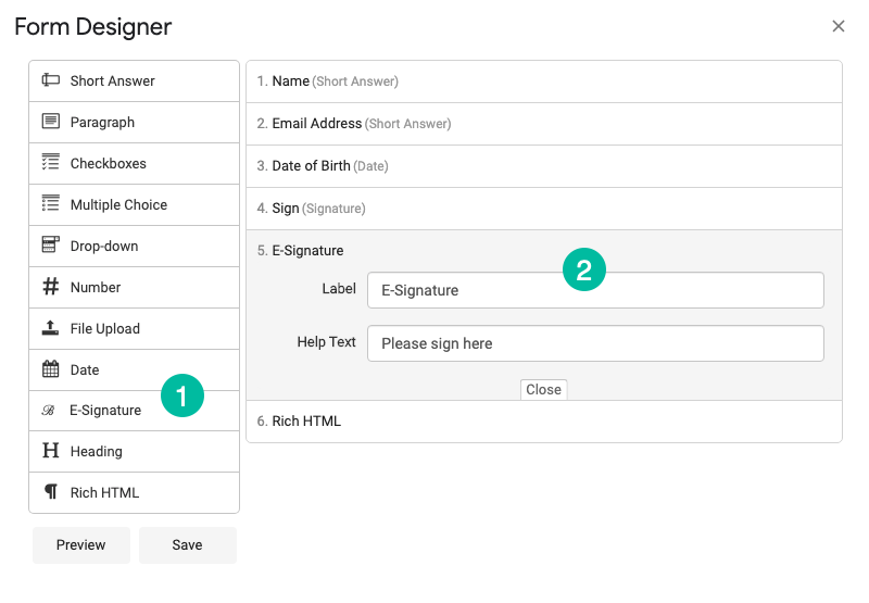 How to Create an Online Form with Electronic Signature - Digital Inspiration