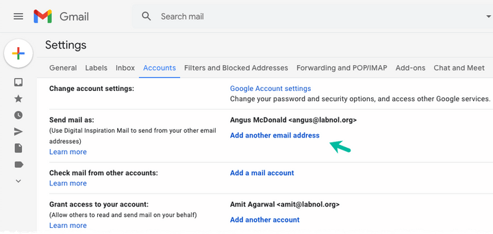 Gmail: Sending Email