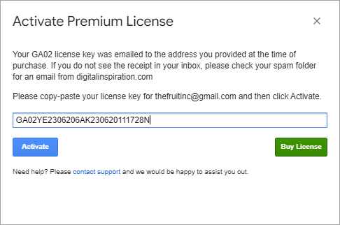 Premium License Key