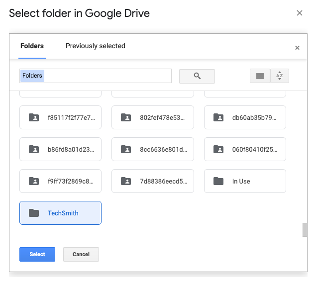 how to organize file uploads in google