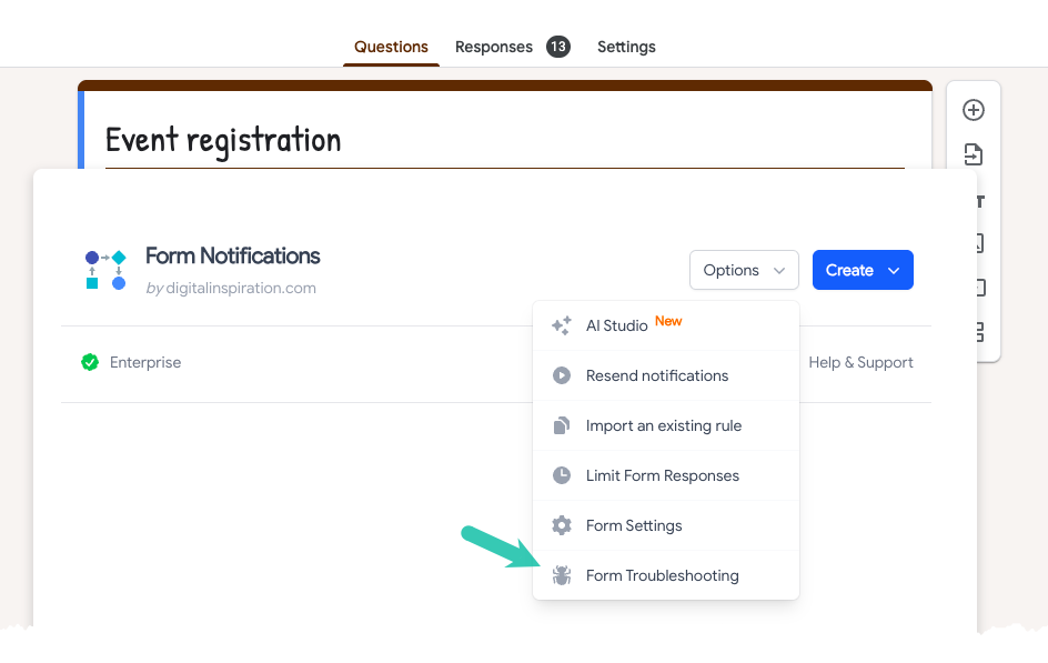 Forms Troubleshooting