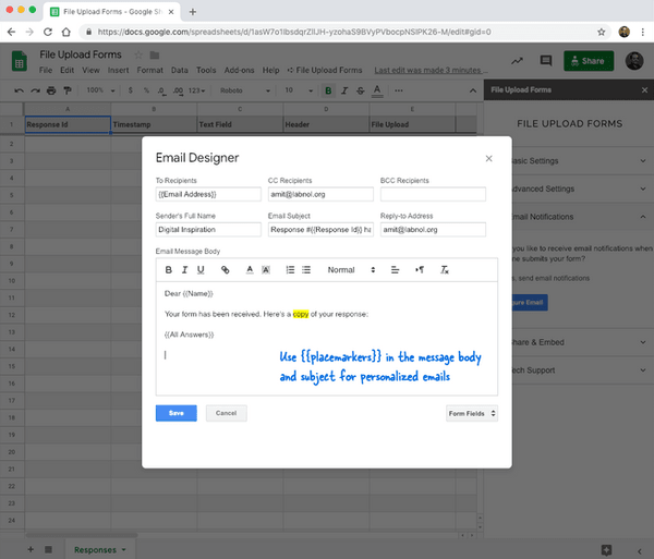 embed within google sheets with google drive url