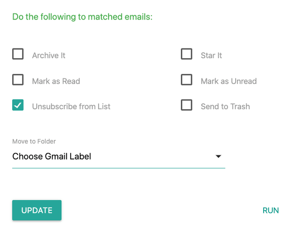 Unsubscribe from Bulk Emails