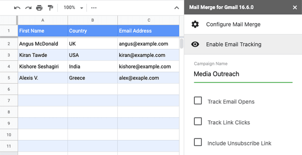 Real-time Email Tracking